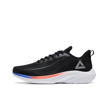 PEAK Cushioning Wear Resistant Breathable Coverage Lightweight Rebound Low Top Running Shoes Men's White Green Orange