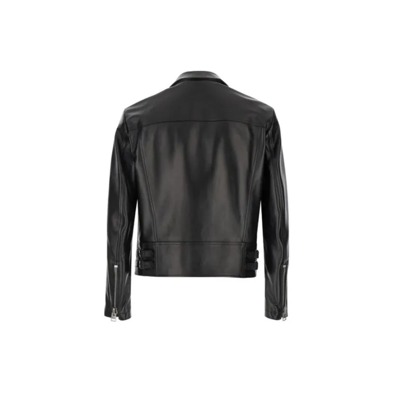 TOM FORD Off centre Leather Jacket-1