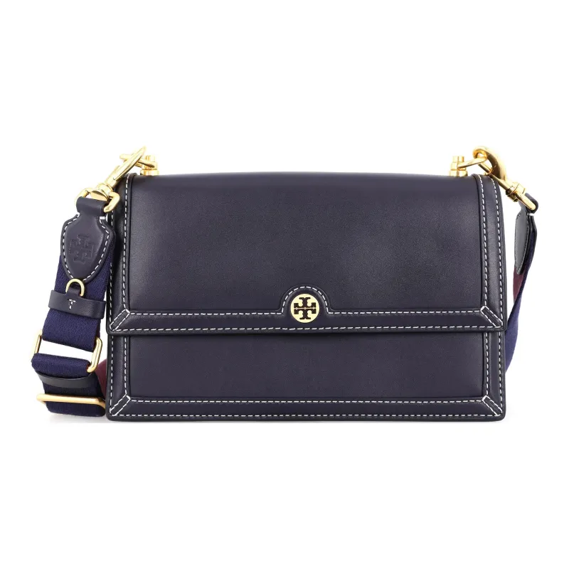 TORY BURCH T Monogram Leather Handbags Shoulder Bag Crossbody Bag Regular Women's Navy-0