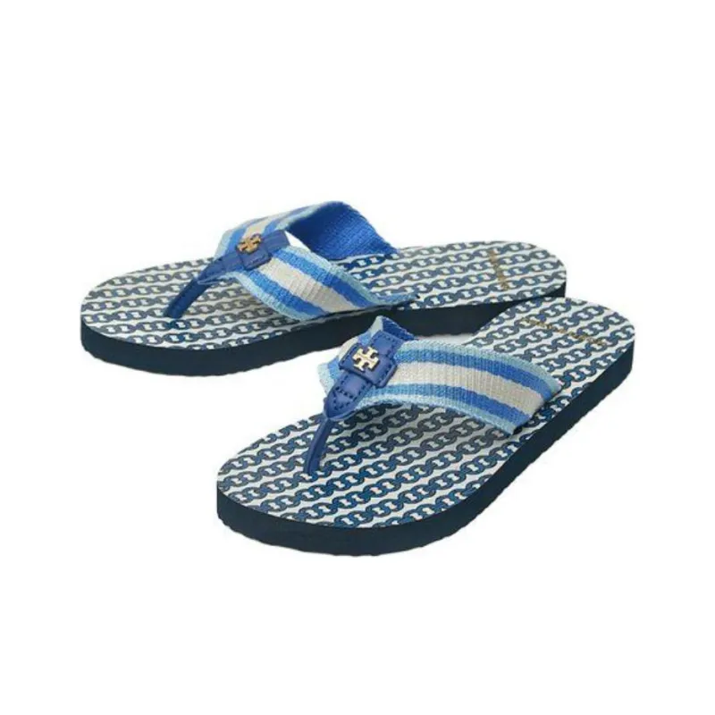 TORY BURCH Slip Resistant Flip Flops Women's Blue-2