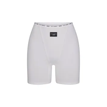 Skims X Dolce&Gabbana Cotton Jersey Boxer Snow
