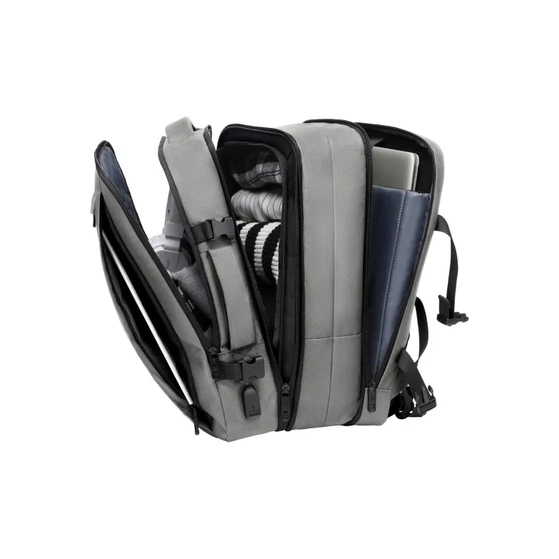 Victorian Traveler Recycled RPET Fabric Backpacks Regular Men's Black-9