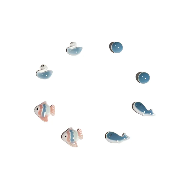 JOYDINNY Alloy Stud Earrings Women's-1