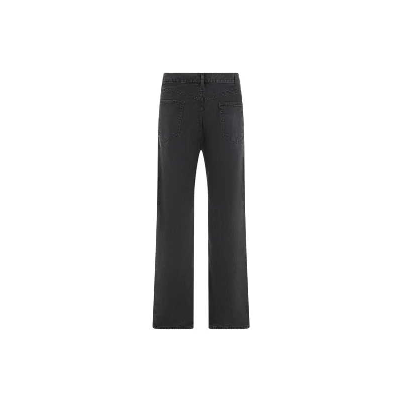 SAINT LAURENT Loose Fit Mid Rise Jeans-1