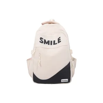 BRABOSTON Nylon Backpack Regular Unisex White/Pink/Green/Black/Red