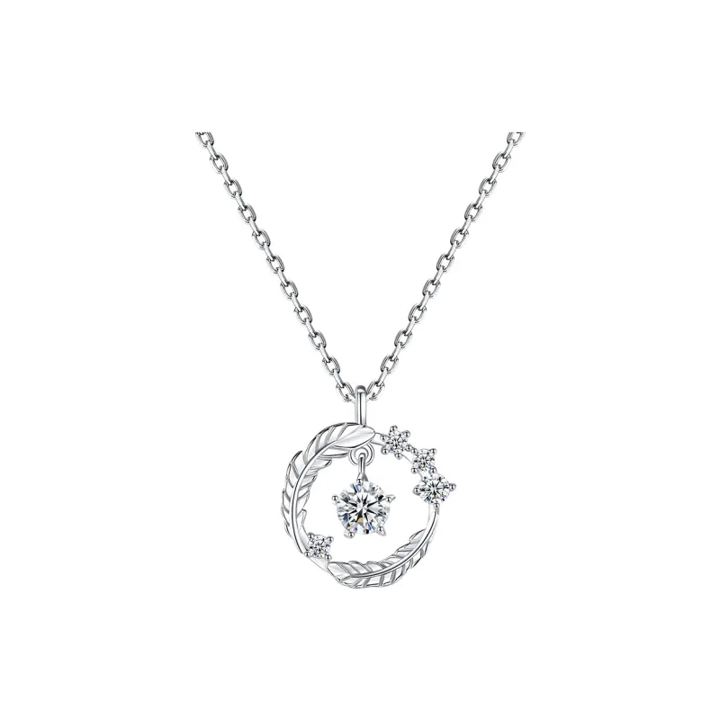WINY S 999 Fine Silver Necklaces Women's Silver-0