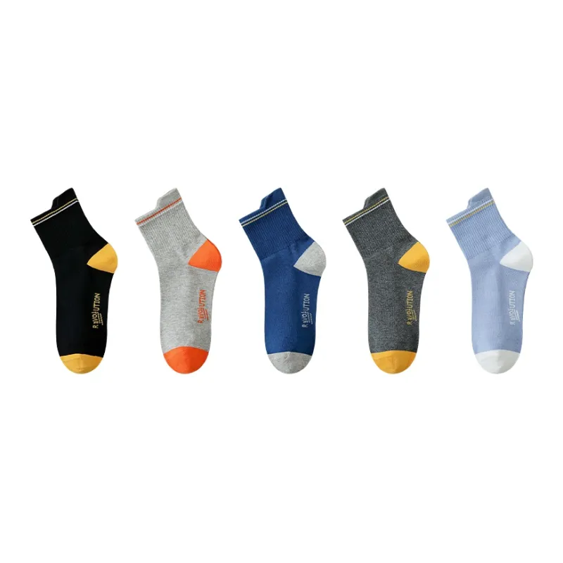 BONAS Mid-Calf Socks Men's Combo Set-22