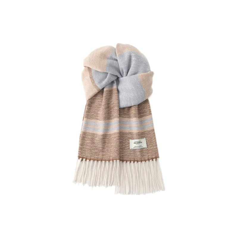 FREE RABBITⅡ Korean Style Fashion Elegance Versatile Warm Fringe Shawl Scarf Unisex-8