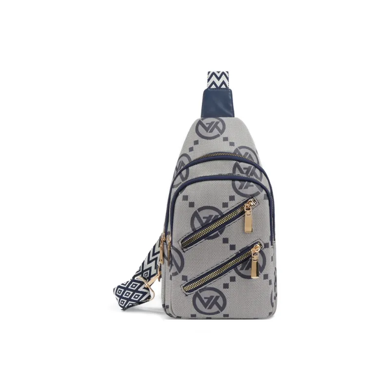 Yalu PU One Shoulder Crossbody Bag, Sling Bag Tubas Women's Khaki/Blue/Coffee-8