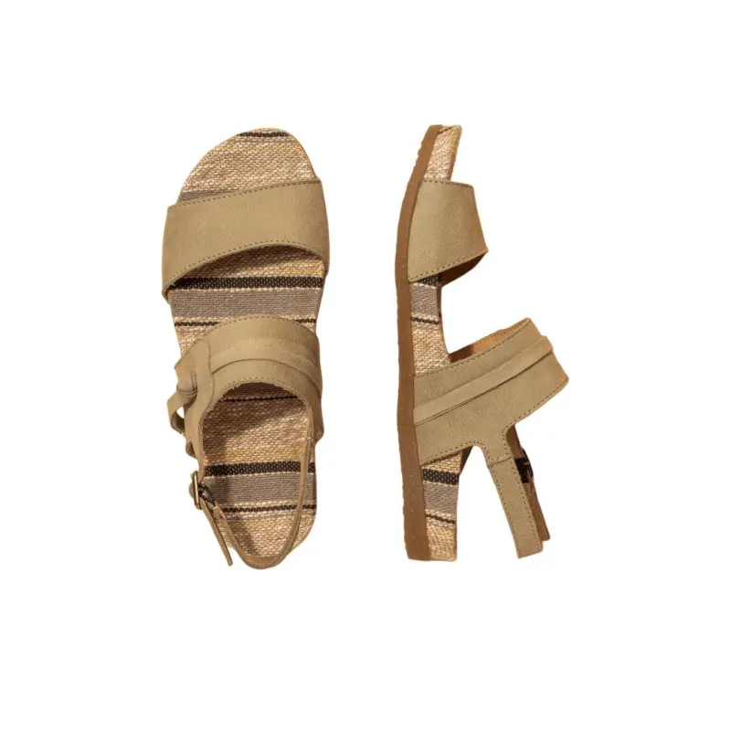 El Naturalista ZUMAIA Beach Sandals Women's Light Brown-2