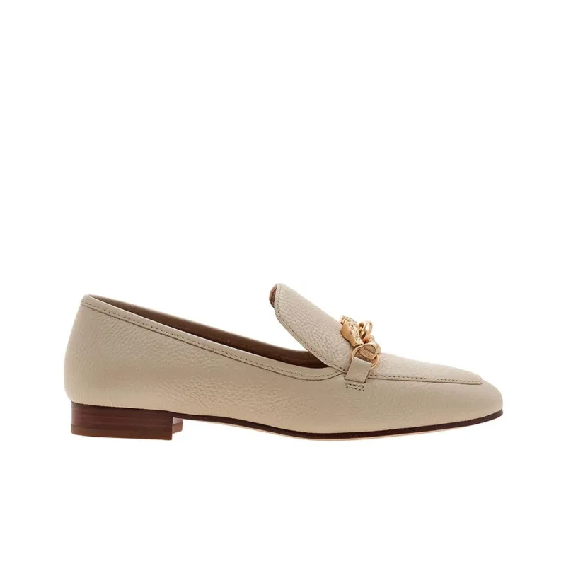 TORY BURCH Jessa Casual Single Shoes Women's Milk White-1