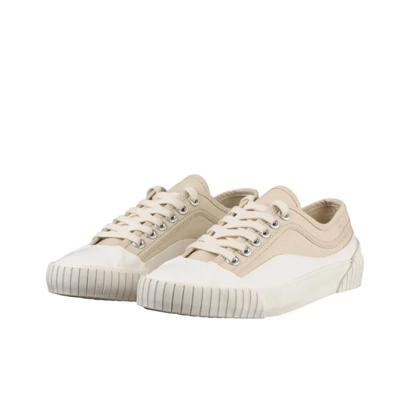 A.P.C Iggy Basse Low-Top Canvas Shoes Unisex Beige-2