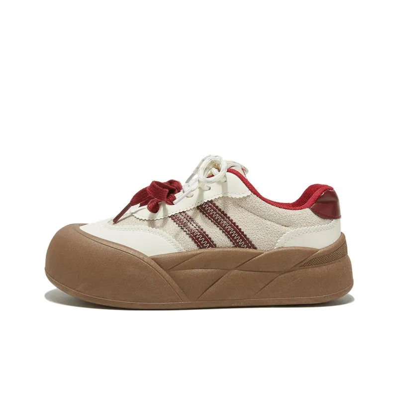 Little Red Man Anti Slip Wear Resistant Low Top Casual Shoes Women's-0