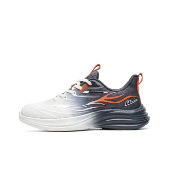 Warrior Lightweight Rebound Breathable Low Top Casual Shoes Men's White Blue Orange