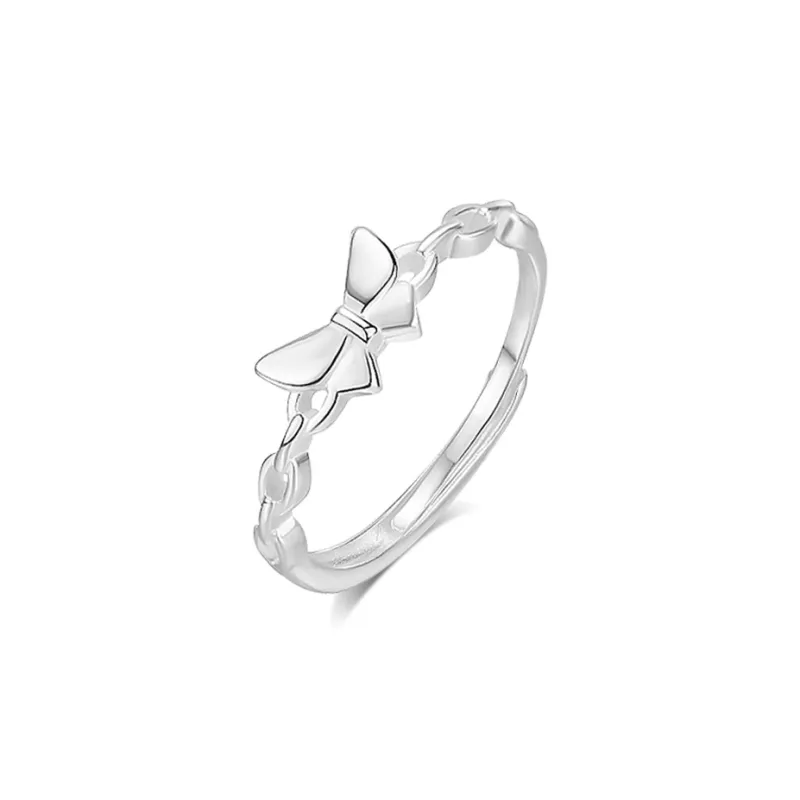 KUMET Sterling Silver Rings Unisex Bestie Same Style-8