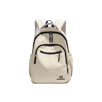 GOBLIN SHARKS 1759 Oxford Backpack Large Size Unisex Beige/Coffee/Pink Black