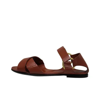 INES DE LA FRESSANGE One Strap Sandals Women's Brown