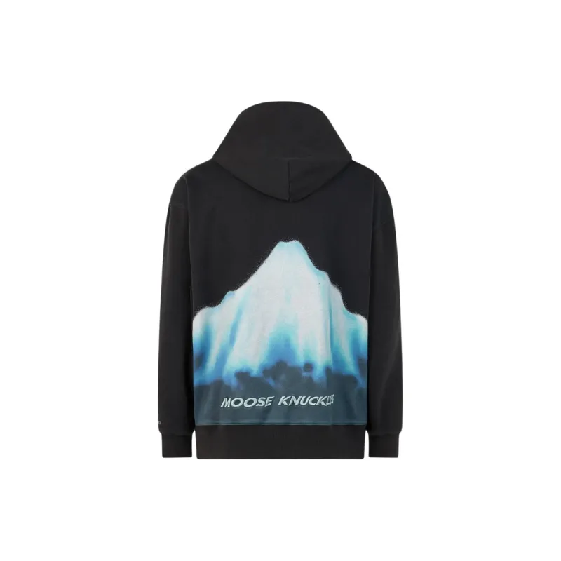 Moose Knuckles Logo Plaque Long Sleeved Hoodie-1