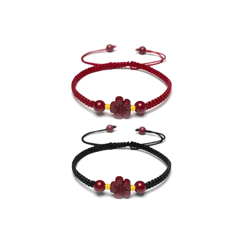 SHEEHHYY Cinnabar Bracelets Unisex-5