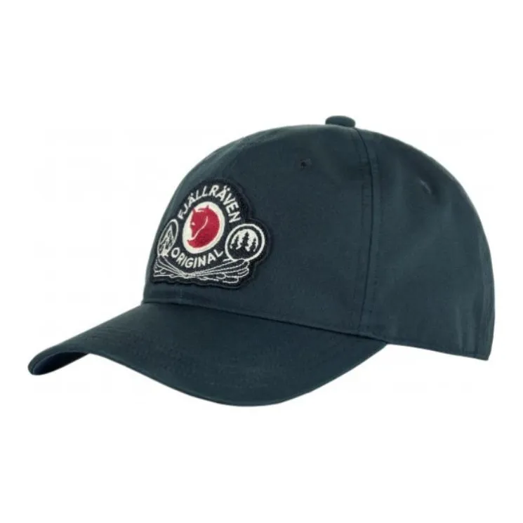 Fjallraven Metal Recycled Polyester Organic Cotton Baseball Caps Unisex Marine Blue-0