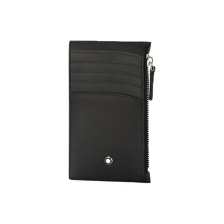 MONTBLANC Meisterstuck Cow Leather Card Holder Card Holder Men's Black-1