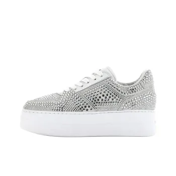 HOGAN Skyscraper Low-Top Skateboard Shoes Women's Silver