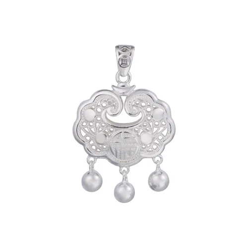 JINLUWANG Foot Silver 990 Pendants Women's