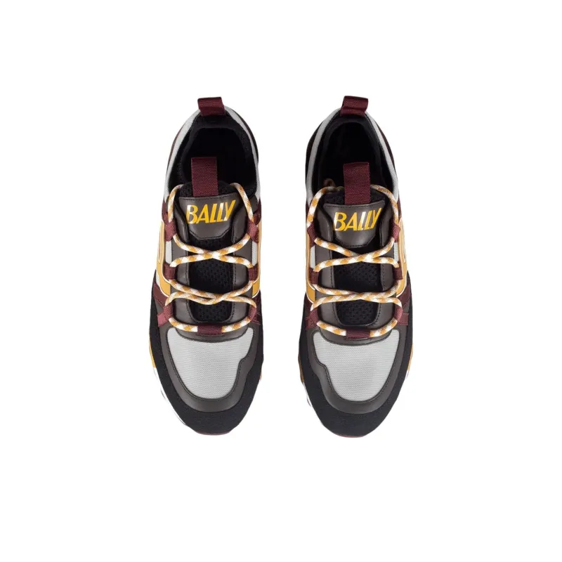 BALLY Glick Low Top Casual Shoes Men's Brown-3