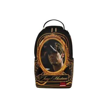 SPRAYGROUND Scarface I See Every Move Binoculars Tony Montana Backpack Black/Gold