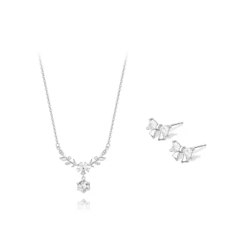 BLANK IN BLANK Sterling Silver Necklaces Women's Bestie Couple Birthday Girl