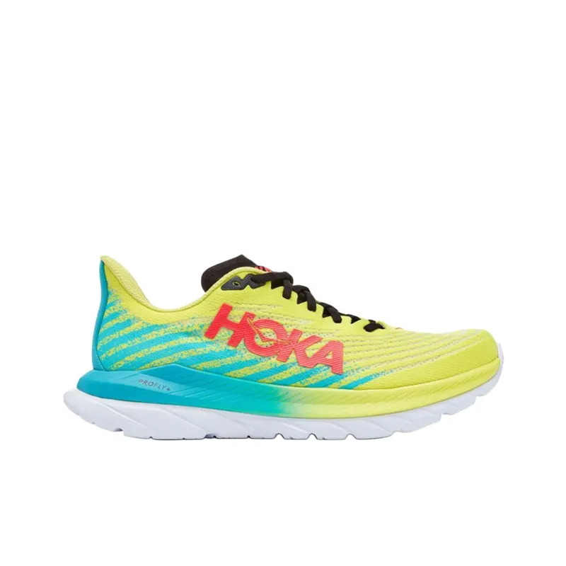 HOKA ONE ONE Mach 5 Evening Primrose Scuba Blue-1