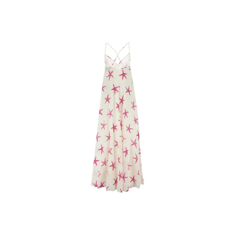 Valentino Starfish All-Over Printed Maxi Dress-1