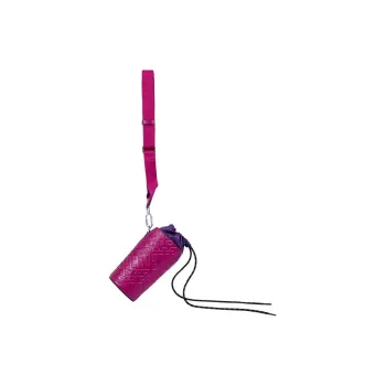 Ecco Cow Leather Bucket Bag Portable Crossbody Bag Shoulder Bag Mini Women's Dark Purple