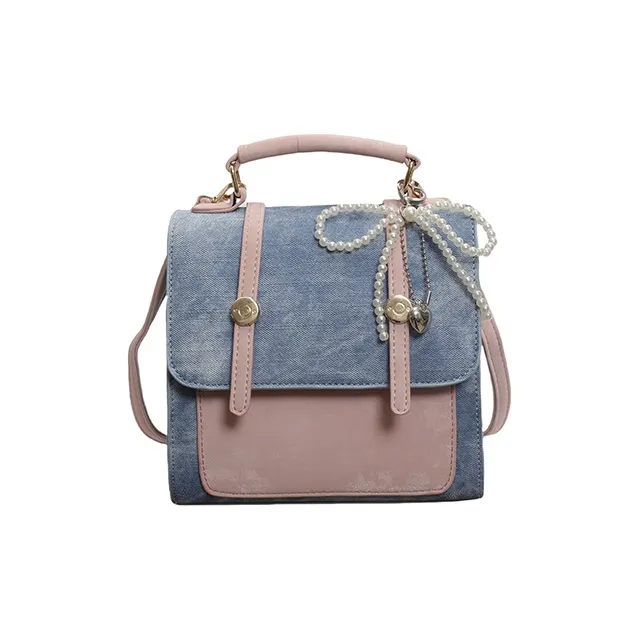 OTA PU Backpack Backpack Backpack Handbag Crossbody Bag Regular Women's Blue-0