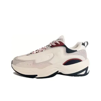 Anta Through Slip Resistant, Abrasion Resistant, Breathable Low Top Casual Shoes Women's White Gray