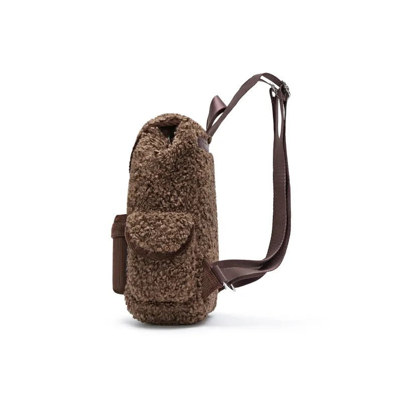 Champion Fabric Backpack Large Mini Unisex Light Redwood Umber/Black-2