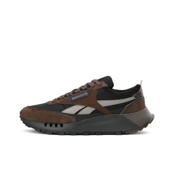 Reebok CL LEGACY W+ Anti Slip And Wear Resistant Height Increasing Low Top Running Shoes Unisex Brown Black