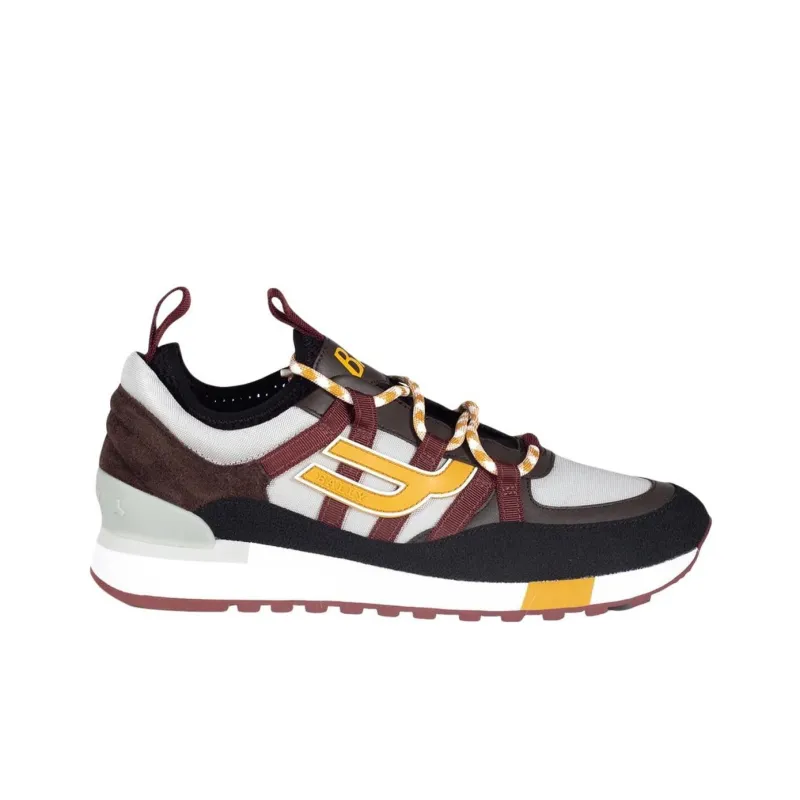 BALLY Glick Low Top Casual Shoes Men's Brown-1