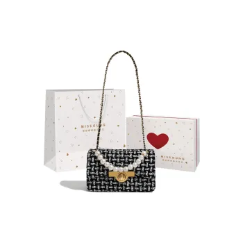 Miss Kung Fabric Shoulder Bag Crossbody Bag Regular Women's Black