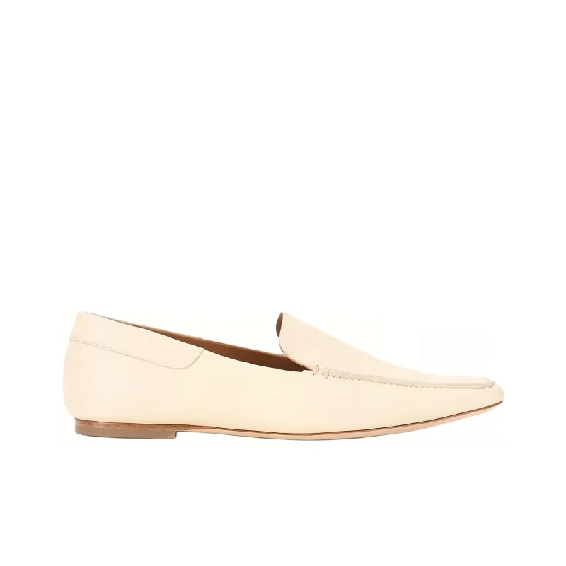Staud Becks Soft Loafer Loafers Women's White-1