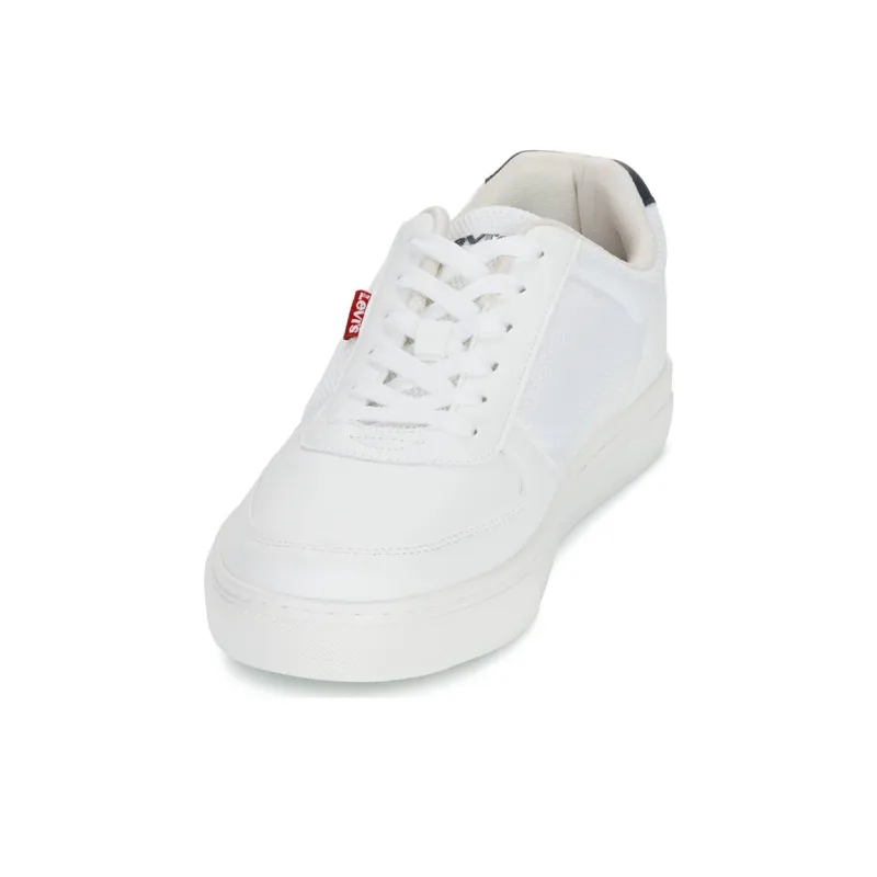 Levi's LIAM WHITE Abrasion Resistant Low Top Skateboard Shoes Men's White-3