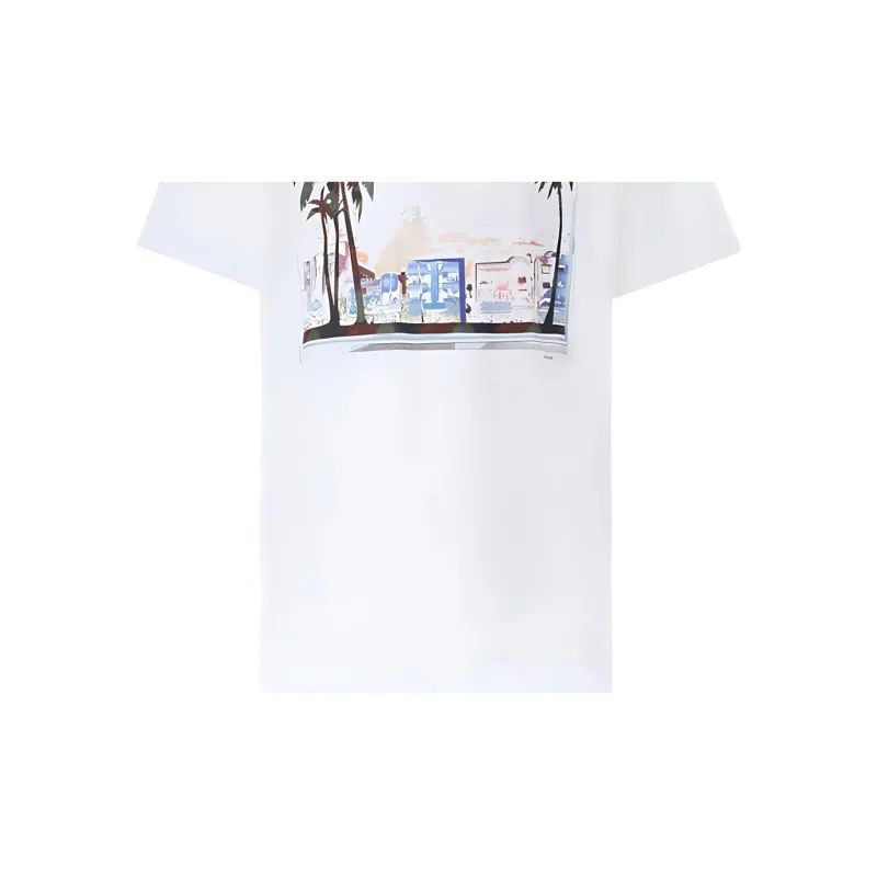 PRADA T-Shirts Men White-4