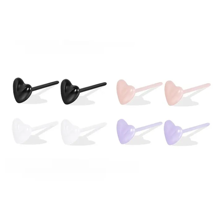 ROGA Ceramic Stud Earrings Women's-8