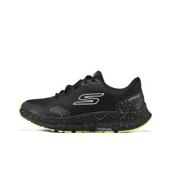 Skechers MEN'S GO Wear resistant And Lightweight Low Top Running Shoes Men's Black
