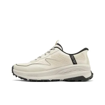 Skechers OUTDOOR MENS Anti Slip Wear Resistant Low Top Trekking Shoes Men's White Black