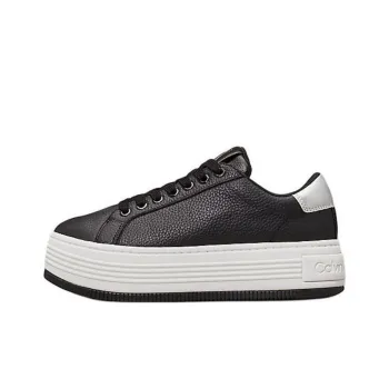 CKJ CALVIN KLEIN JEANS Low Top Skateboard Shoes 5cm Women's Black