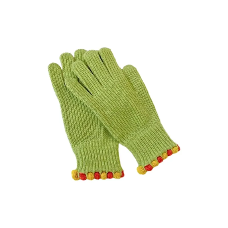 JKEM Polyester Knit Gloves Women's-6