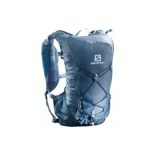 SALOMON Polyamide Backpack Regular Unisex Cobalt Blue With Dark Denim