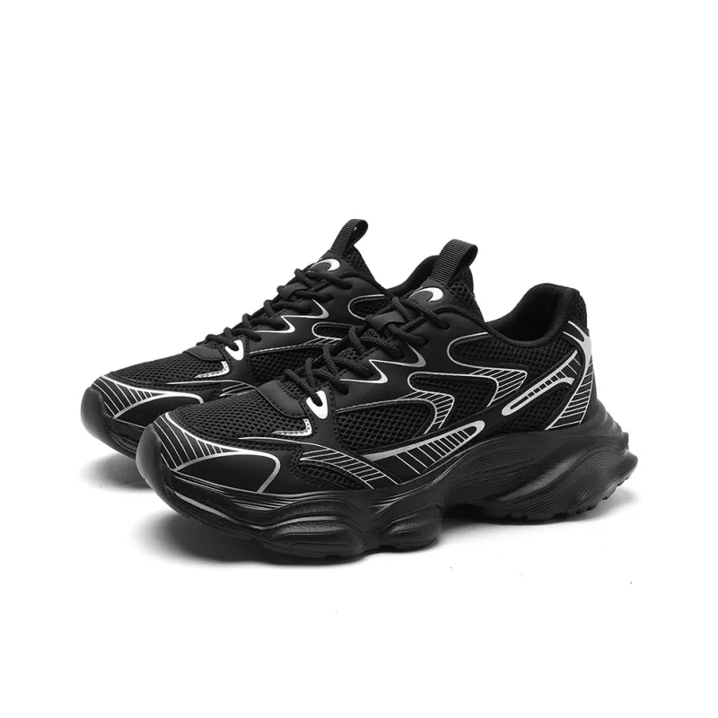 K bird Wear Resistant Breathable Height Increasing Low Top Chunky Sneakers Men's-9