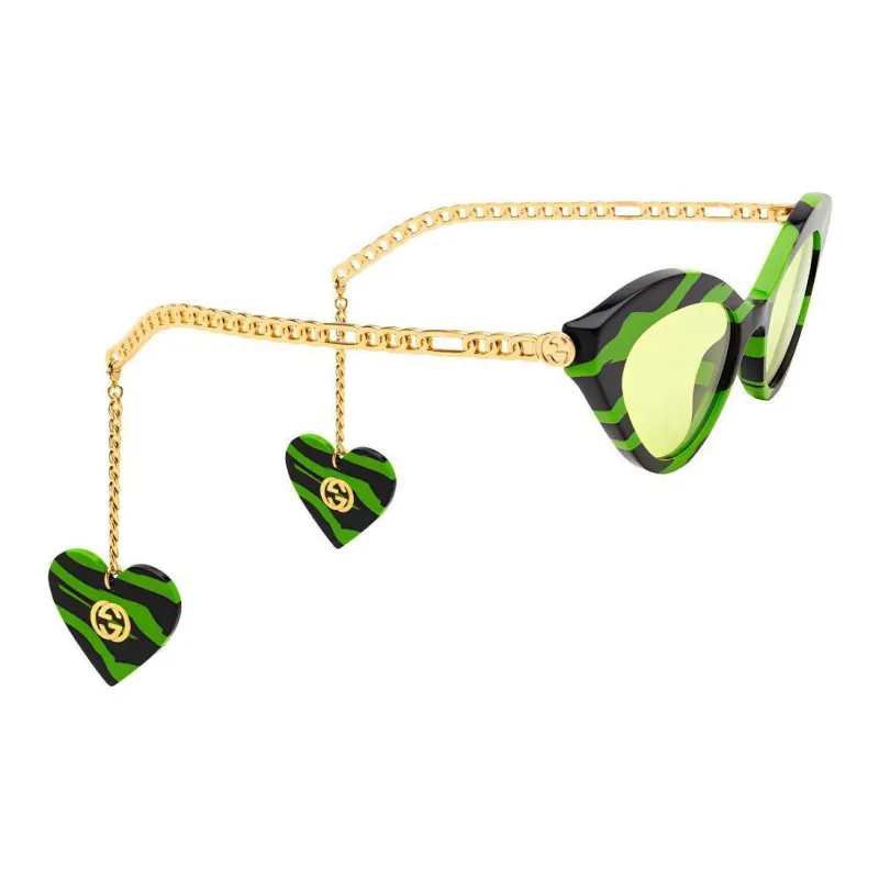 GUCCI Sunglasses Unisex Green Black-1